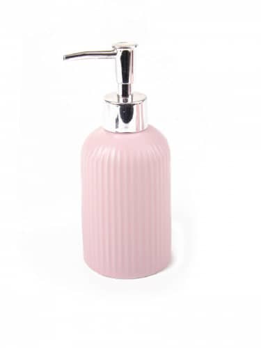 Купить Дозатор Аквалиния Плиссе для жидкого мыла керамический матовый по низкой цене