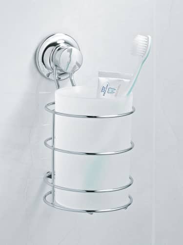 Купить Стаканчик Tatkraft Swiss для ванной комнаты большой настенный по низкой цене