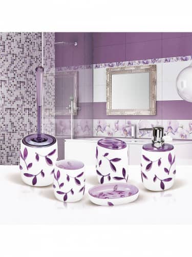 Купить Ёршик Tatkraft Immanuel Olive Violet для туалета многослойный акрил по низкой цене