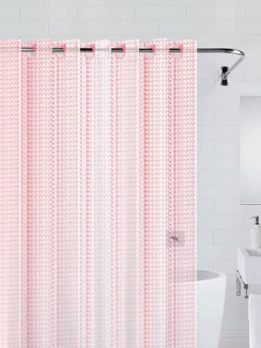 Купить Штора Bath Plus 3D розовый для ванной по низкой цене