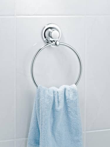 Купить Держатель Tatkraft Swiss настенный для полотенец кольцо хромированная сталь по низкой цене