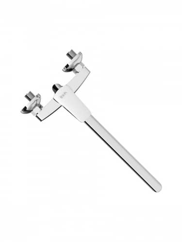 Купить Смеситель Iddis VIBSBL2i10WA для ванны с длинным изливом с керамическим дивертором по низкой цене