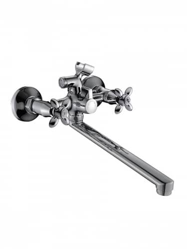 Купить Смеситель Agger Retro A1921100 двухзахватный для ванны хром по низкой цене