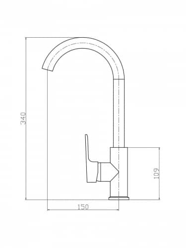 Купить Смеситель Water Jet WJ KF-I16 для кухни по низкой цене