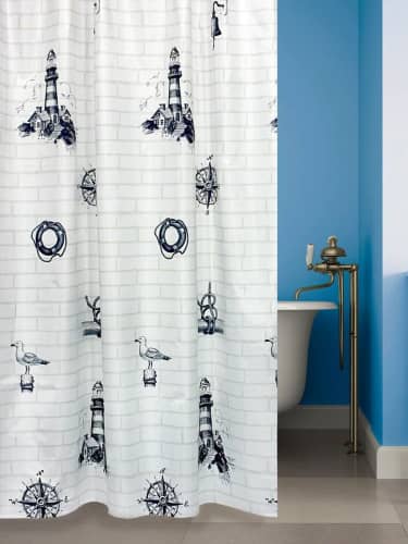 Купить Штора Bath Plus Shell-Anchor для ванной по низкой цене
