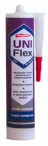 Купить Клей-герметик UNIFIEX PU 3344 HT Universum эластичный на основе гибридных полимеров по низкой цене