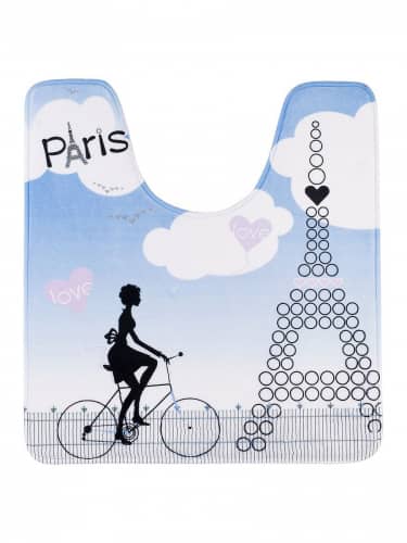 Купить Коврик Tatkraft Paris Mademoiselle для туалета Uttra Soft со специальным основанием по низкой цене