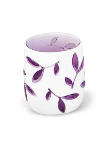 Купить Стаканчик Tatkraft Immanuel Olive Violet  для ванной комнаты многослойный ударопрочный акрил по низкой цене
