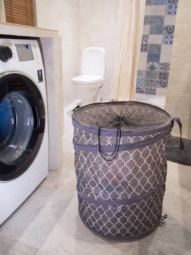 Купить Корзина Фея Порядка для белья складная 80 л по низкой цене