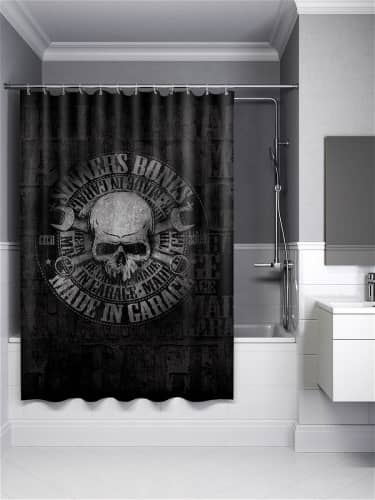 Купить Штора Sinner s Bones для ванной по низкой цене