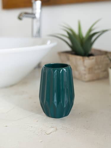 Купить Стаканчик Proffi Emerald для зубных щеток керамический по низкой цене