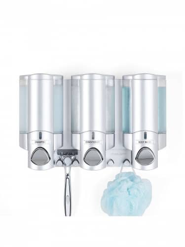 Купить Диспенсер Better Living Aviva для жидкого мыла трехкамерный 325 мл сатин серебристый по низкой цене