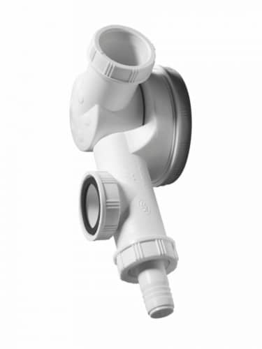 Купить Сифон Wirquin для моек сверхплоский с отводом для стиральных машин без выпуска по низкой цене
