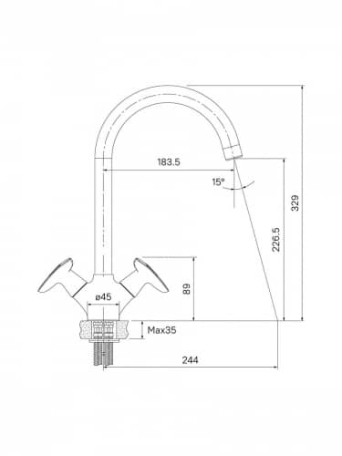 Купить Смеситель Iddis COPSBJ0i05 для кухни по низкой цене