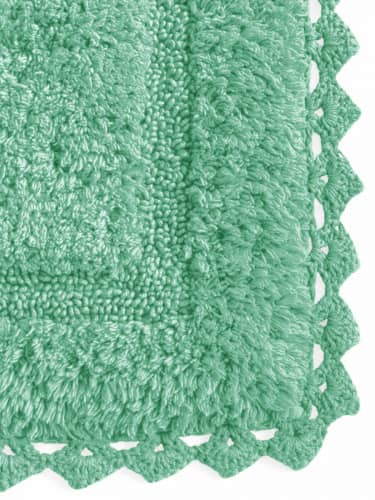 Купить Коврик DeНастия для туалета кружево 50х50 см по низкой цене