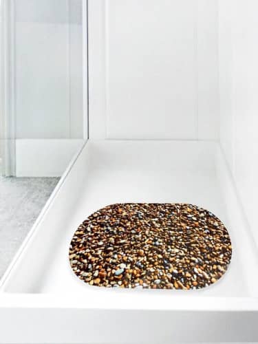 Купить Коврик Bath Plus Мелкая галька для ванны противоскользящий 68х38 см по низкой цене