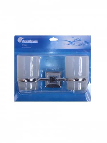 Купить Стаканчик Аквалиния для зубных щеток двойной по низкой цене