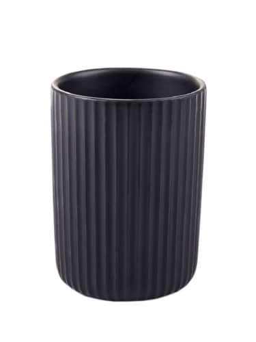 Купить Стаканчик Аквалиния Плиссе для зубных щеток керамический матовый по низкой цене