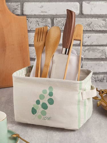 Купить Корзина Этель Эвкалипт текстильная по низкой цене