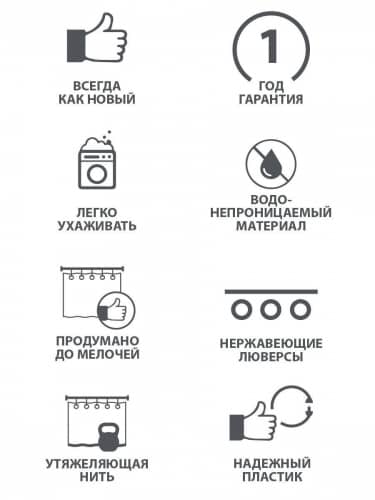 Купить Штора Iddis для ванной по низкой цене