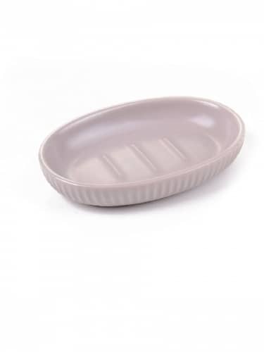 Купить Мыльница Аквалиния Плиссе керамическая матовая по низкой цене