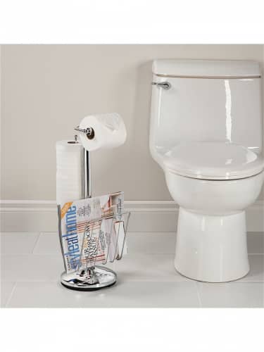 Купить Держатель Better Living Toilet Caddy для туалетной бумаги запасных рулонов, прессы по низкой цене