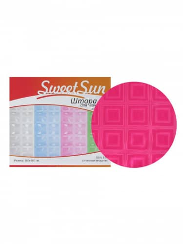 Купить Штора Sweet Sun 3D для ванной комнаты, 180x180 см по низкой цене