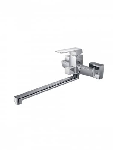 Купить Смеситель Haiba для ванны латунный с длинным поворотным изливом 35 см по низкой цене