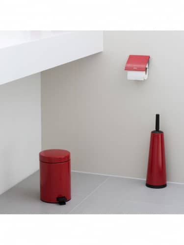 Купить Ёршик Brabantia туалетный с держателем
 красный по низкой цене
