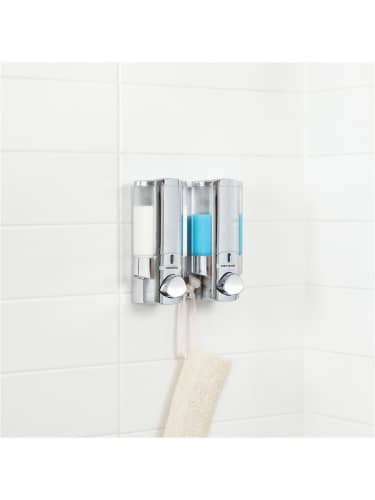 Купить Диспенсер Better Living Aviva для жидкого мыла двухкамерный 325 мл хром по низкой цене