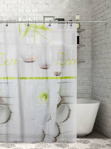 Купить Штора Доляна Дзен для ванной 180х180 см по низкой цене