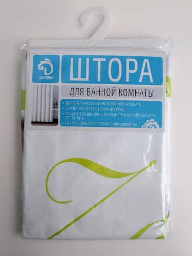 Купить Штора Доляна Дзен для ванной 180х180 см по низкой цене