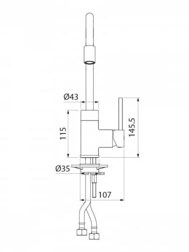 Купить Смеситель Iddis Kitchen 360 для кухни по низкой цене