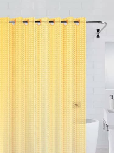 Купить Штора Bath Plus 3D оранжевый для ванной по низкой цене