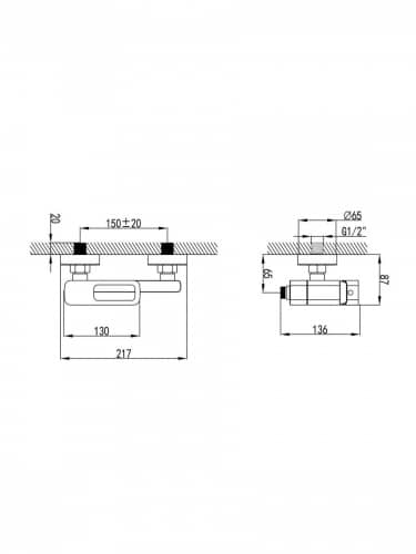 Купить Смеситель Iddis SLIBG00i02 для ванны по низкой цене