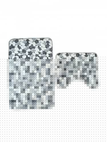 Купить Коврик Zappa Галька для ванны и туалета 2 шт 45х50, 50х80 см по низкой цене