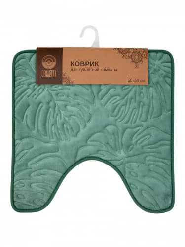 Купить Коврик DeНастия Тропики для туалета 50х50 см по низкой цене