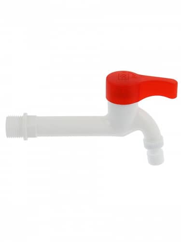 Купить Кран Infiniti водоразборный универсальный с плоской ручкой удлиненный по низкой цене