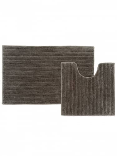 Купить Коврик Iddis B17M585i12 для ванной комнаты микрофибра набор из 2 шт 55x85 + 50x50 см по низкой цене