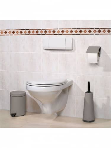 Купить Ёршик Brabantia туалетный с держателем
 платиновый по низкой цене