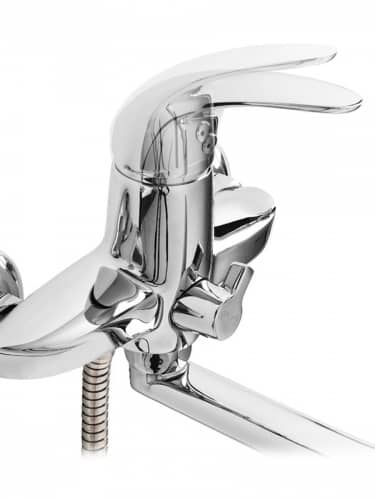 Купить Смеситель Iddis Leaf LEASBL2i10WA для ванны с длинным изливом с керамическим дивертором по низкой цене