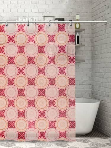 Купить Штора Доляна Винтаж для ванной 180х180 см по низкой цене