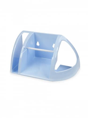 Купить Полка Berossi для туалета пластик светло-голубой по низкой цене