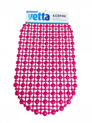 Купить Коврик Vetta для ванны противоскользящий, 67x36 см по низкой цене
