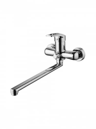 Купить Смеситель Iddis Carlow Plus CRPSBL2i10WA для ванны с длинным изливом с керамическим дивертором по низкой цене