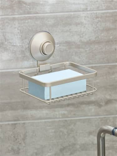 Купить Мыльница Interdesign Everett стальная на присоске по низкой цене