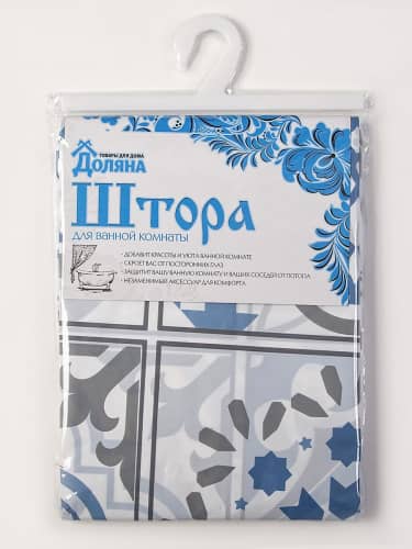 штора доляна для ванной луиза 180х180 см Купить Штора Доляна для ванной Луиза 180х180 см по низкой цене
