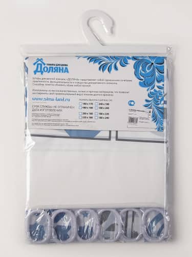 штора доляна для ванной луиза 180х180 см Купить Штора Доляна для ванной Луиза 180х180 см по низкой цене