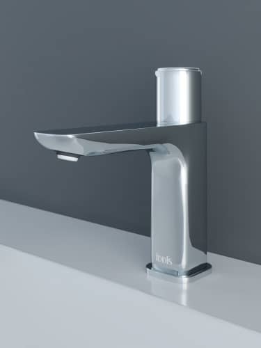 Купить Смеситель Iddis Slide SLISBBTi01 для умывальника с кнопочным управлением по низкой цене