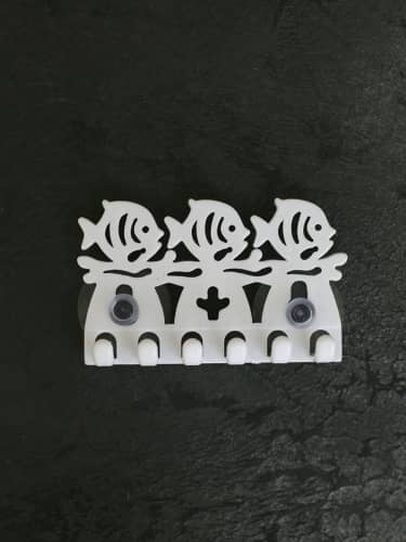 Купить Держатель Dom Рыбки для зубных щеток на присосках по низкой цене